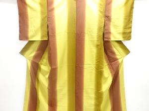 未使用品　縞模様小紋着物